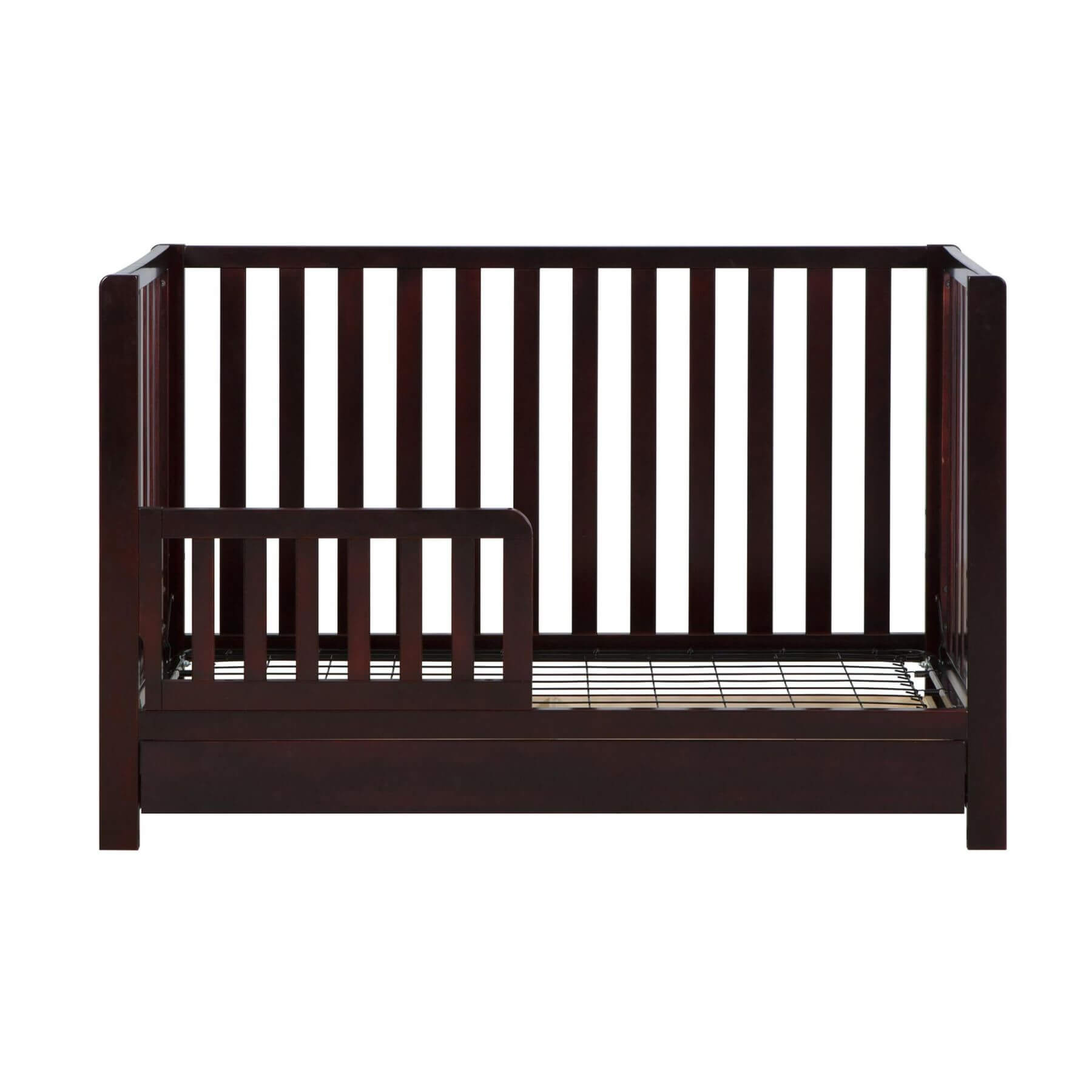 AFG Emma 4-in-1 Convertible Crib with Drawer - Charcoal