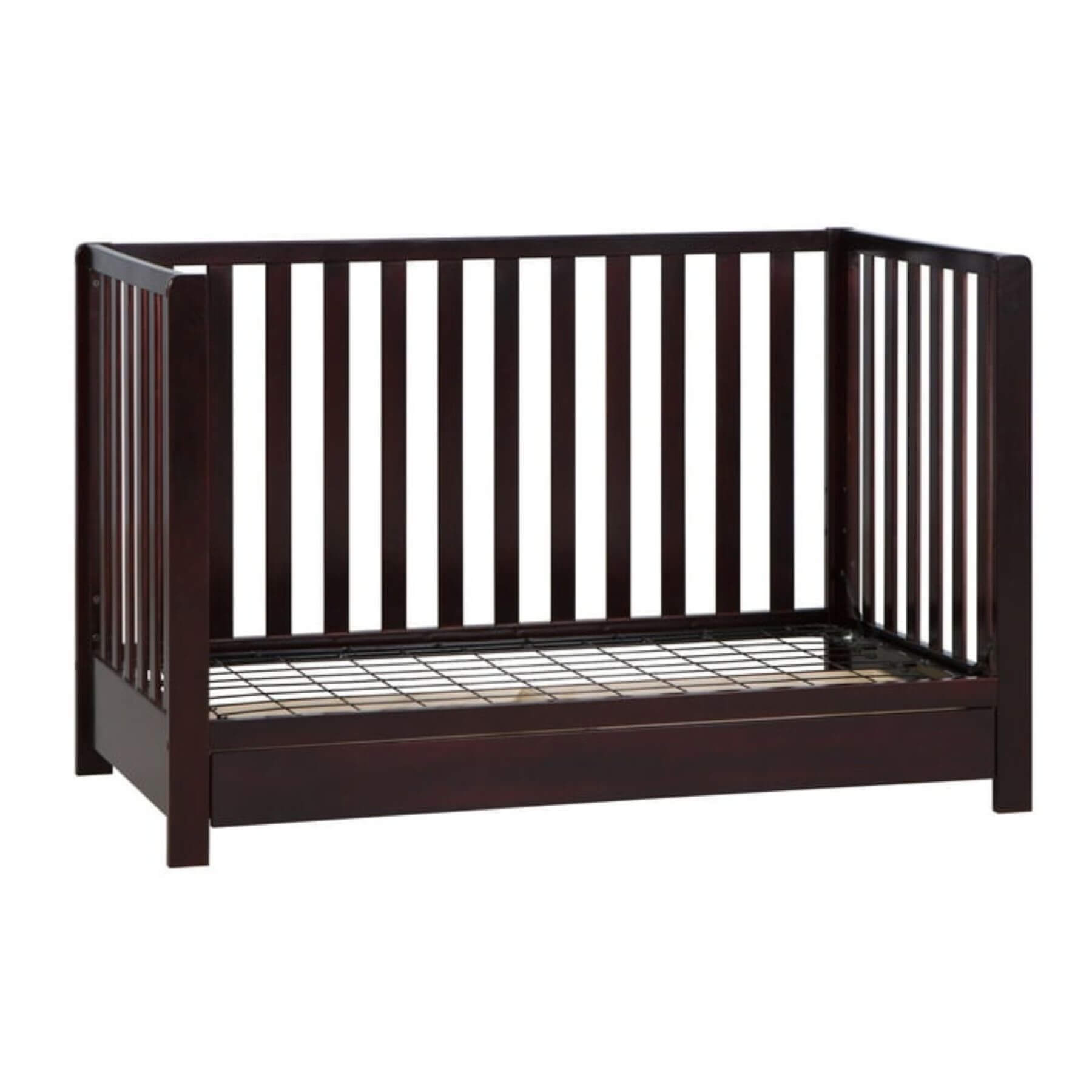AFG Emma 4-in-1 Convertible Crib with Drawer - Charcoal