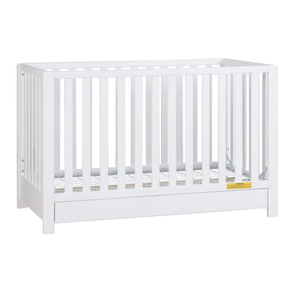 AFG Emma 4-in-1 Convertible Crib with Drawer - White