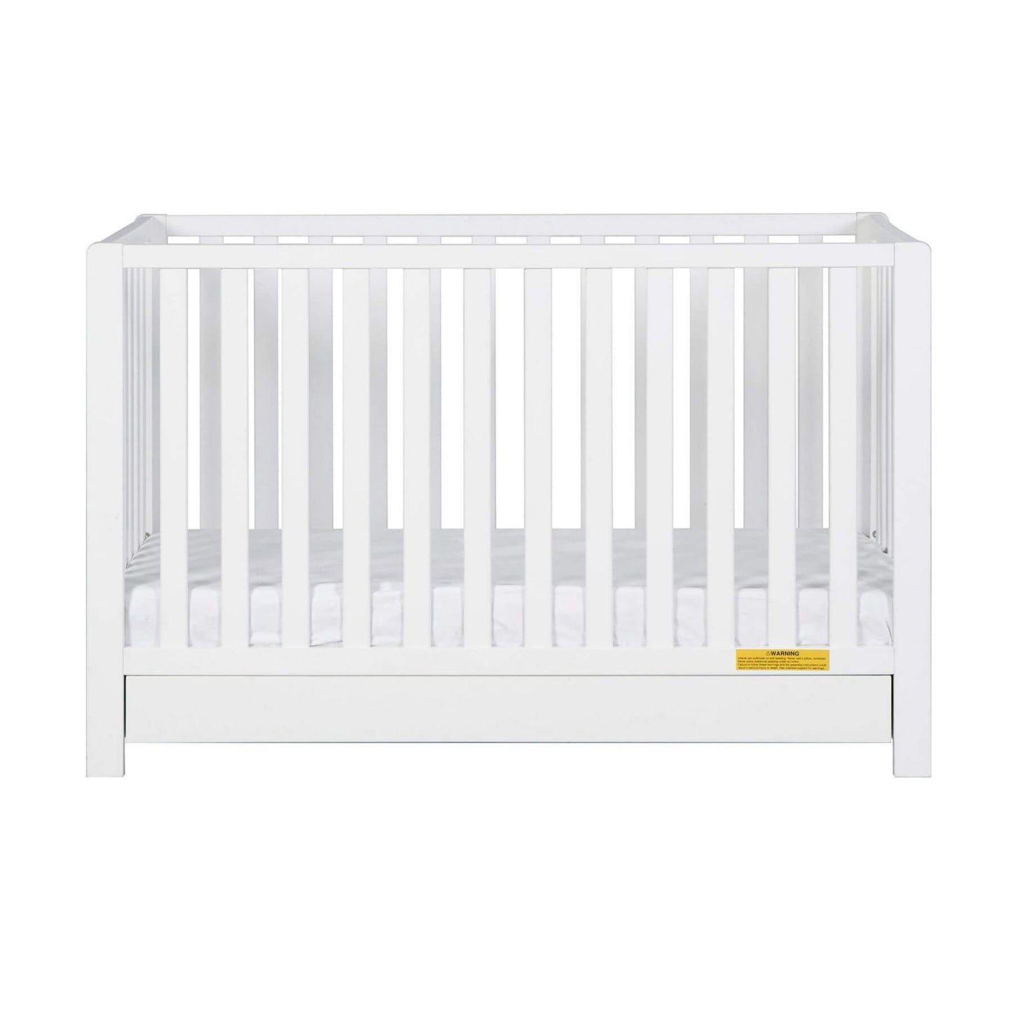 AFG Emma 4-in-1 Convertible Crib with Drawer - White