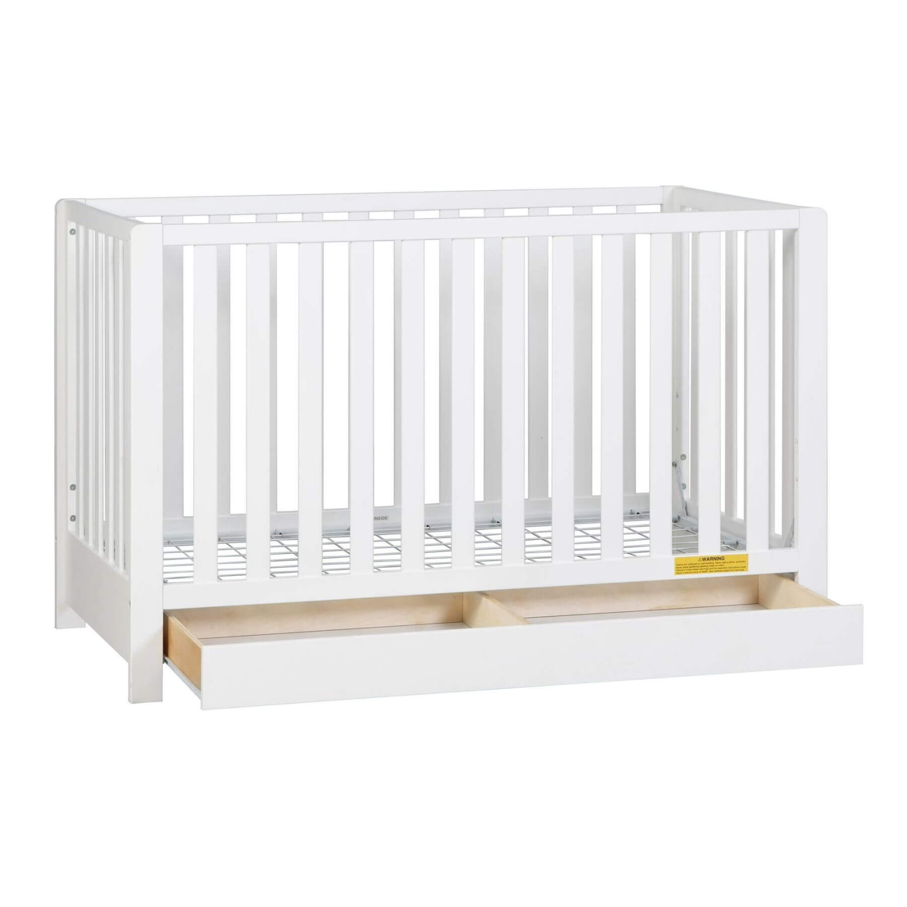 AFG Emma 4-in-1 Convertible Crib with Drawer - White