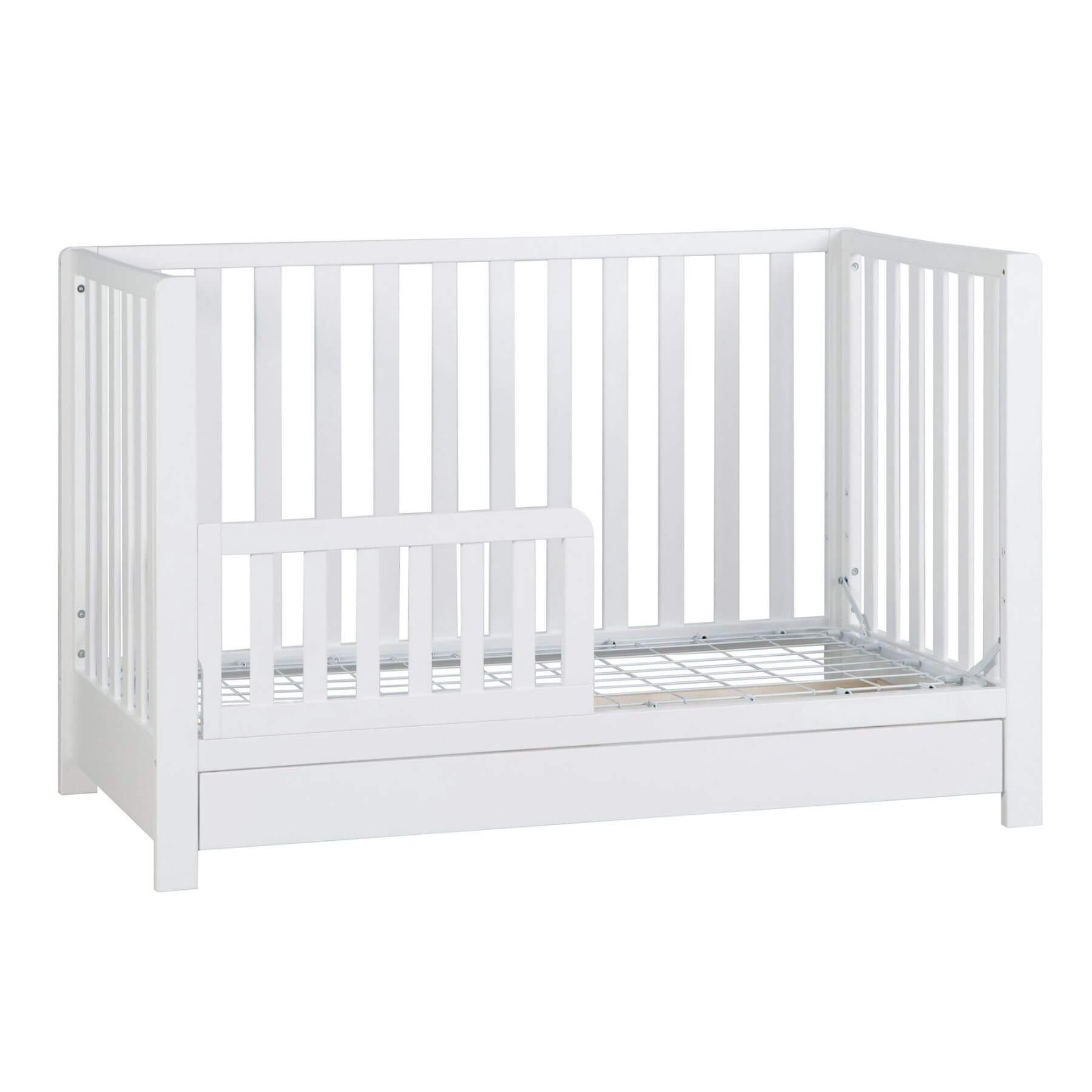 AFG Emma 4-in-1 Convertible Crib with Drawer - White