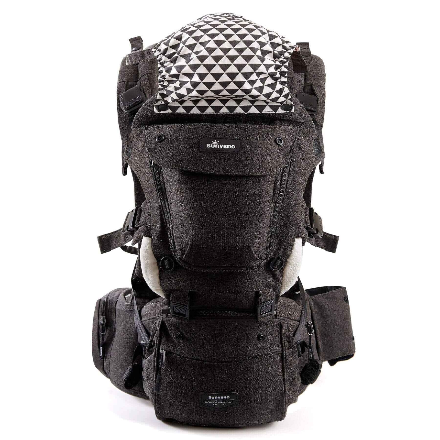 Sunveno Ergonomic Baby Carrier 3-in-1 Black