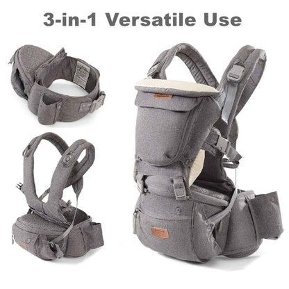 Sunveno Ergonomic Baby Carrier 3-in-1 Grey