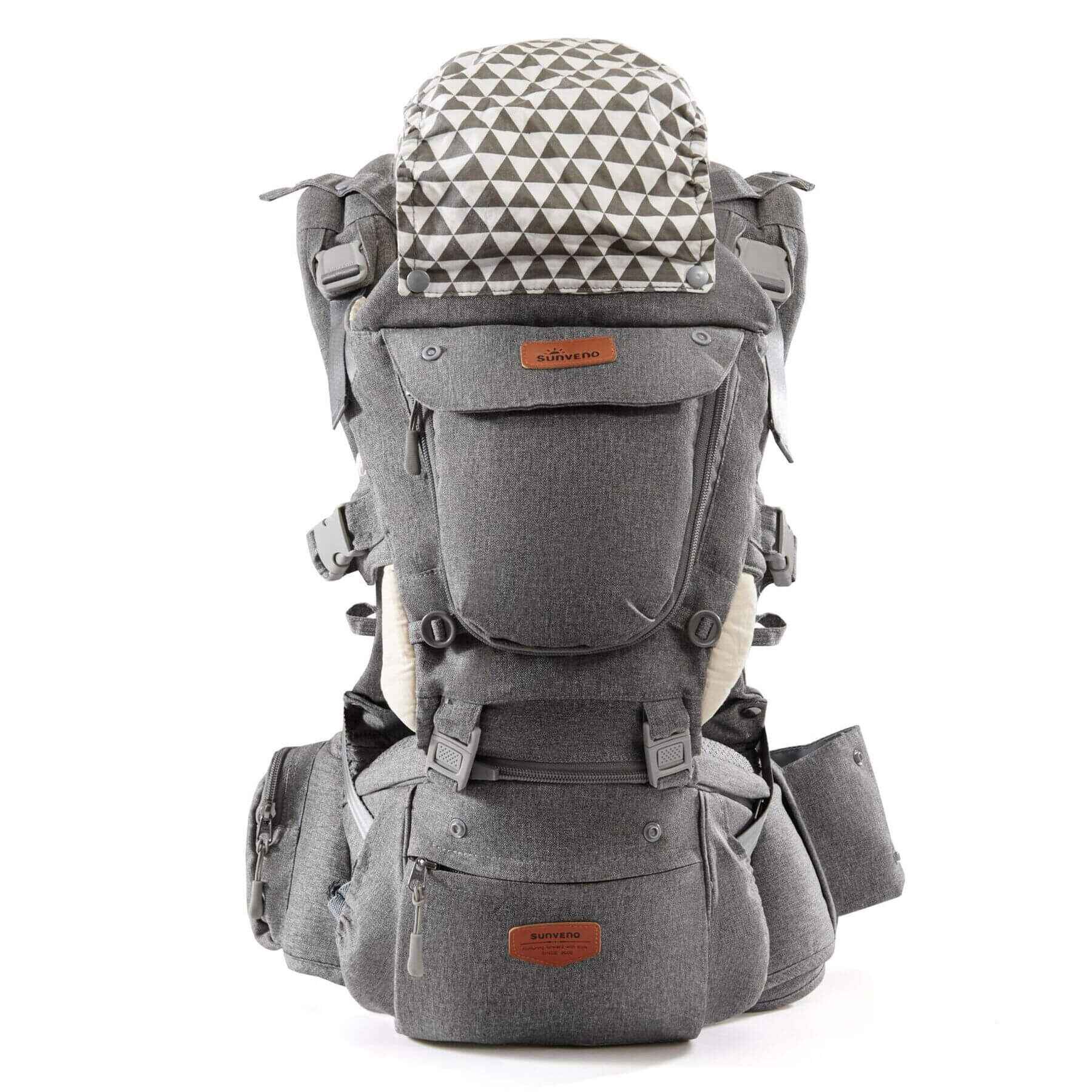 Sunveno Ergonomic Baby Carrier 3-in-1 Grey