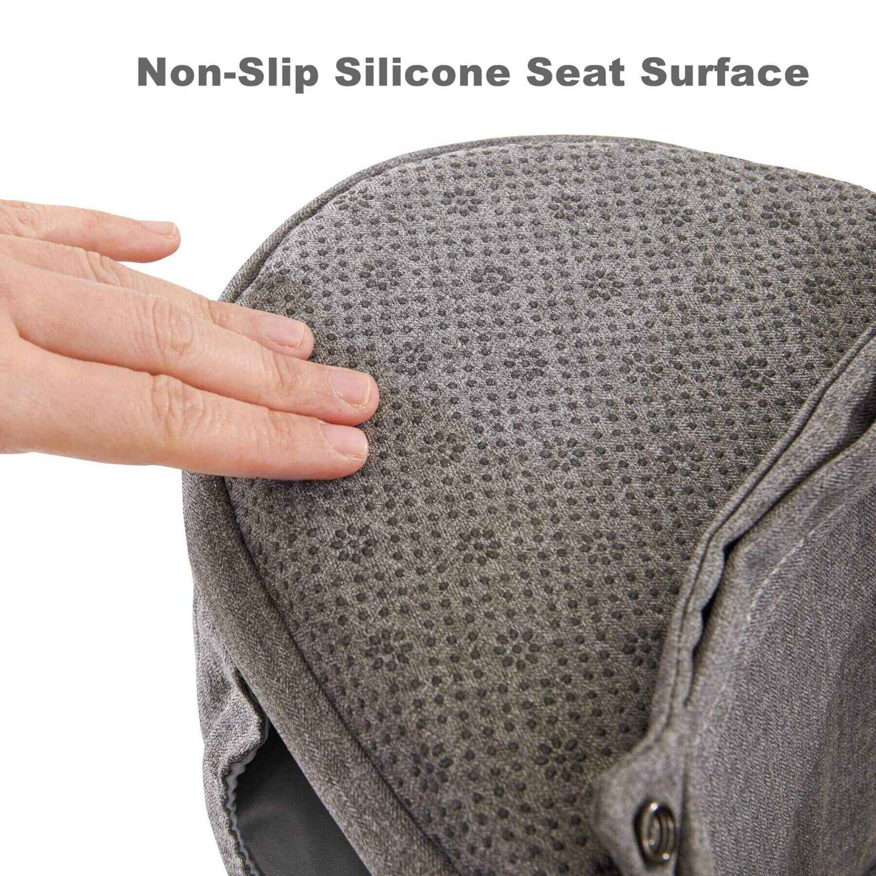 Close-up of Sunveno Ergonomic Baby Carrier 3-in-1 Grey