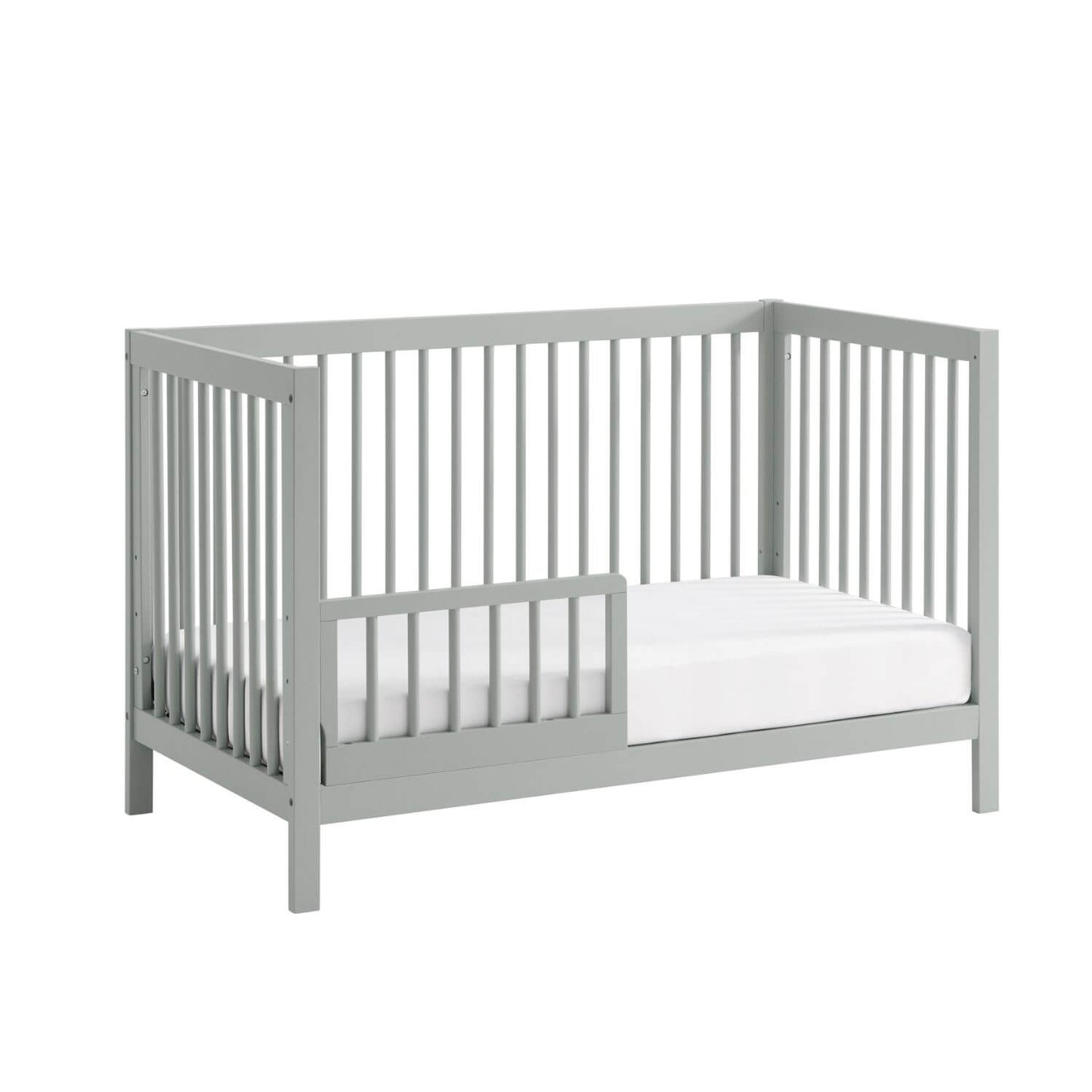 Soho Baby Essential 4 In 1 Convertible Island Crib | Grey