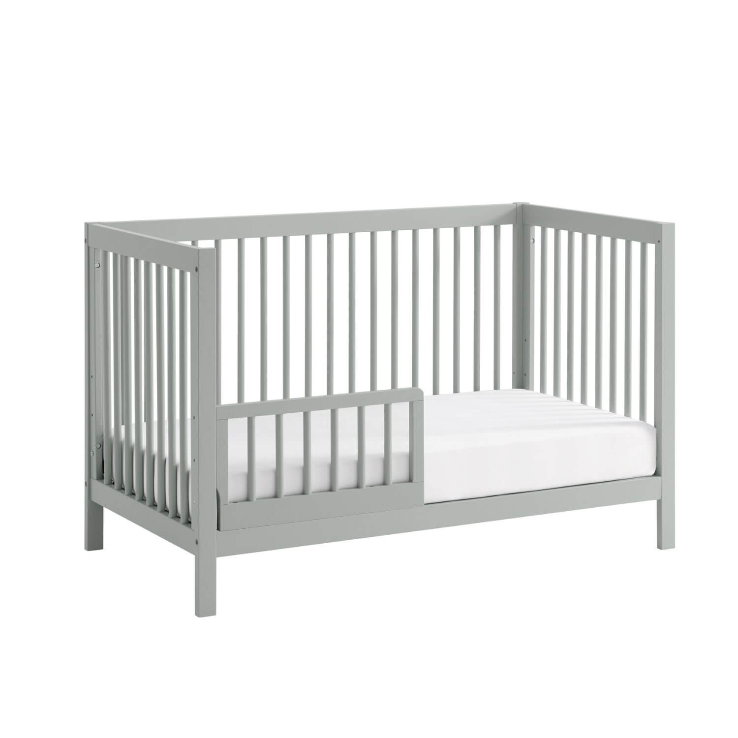 Soho Baby Essential 4 In 1 Convertible Island Crib | Grey