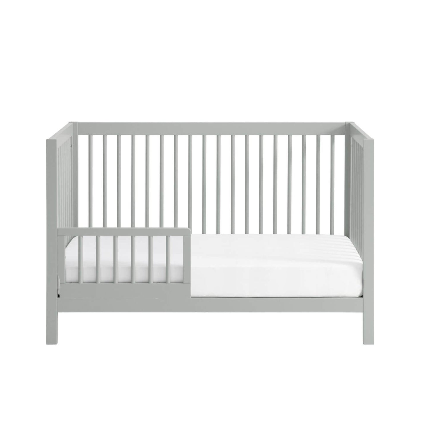 Soho Baby Essential 4 In 1 Convertible Island Crib | Grey