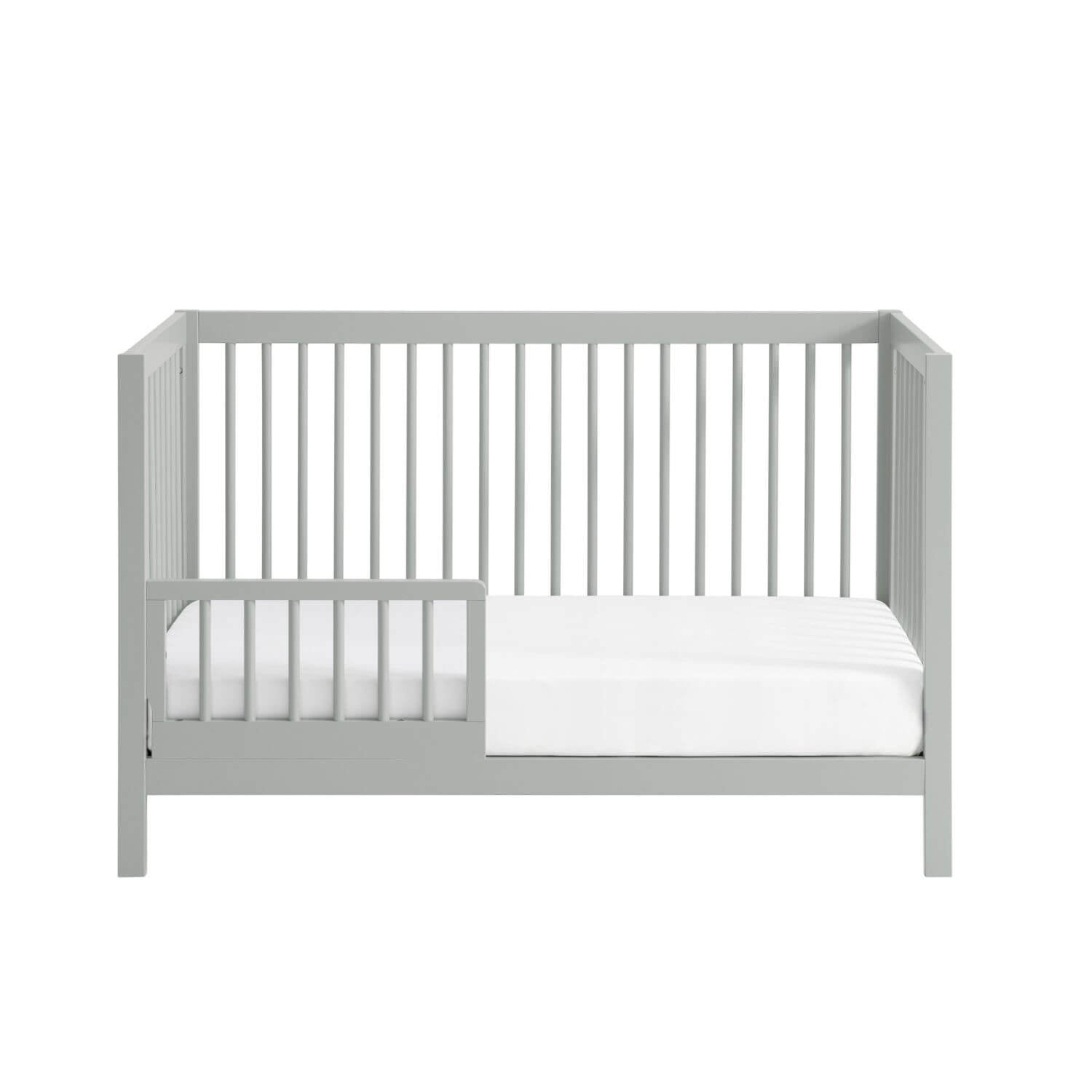 Soho Baby Essential 4 In 1 Convertible Island Crib | Grey