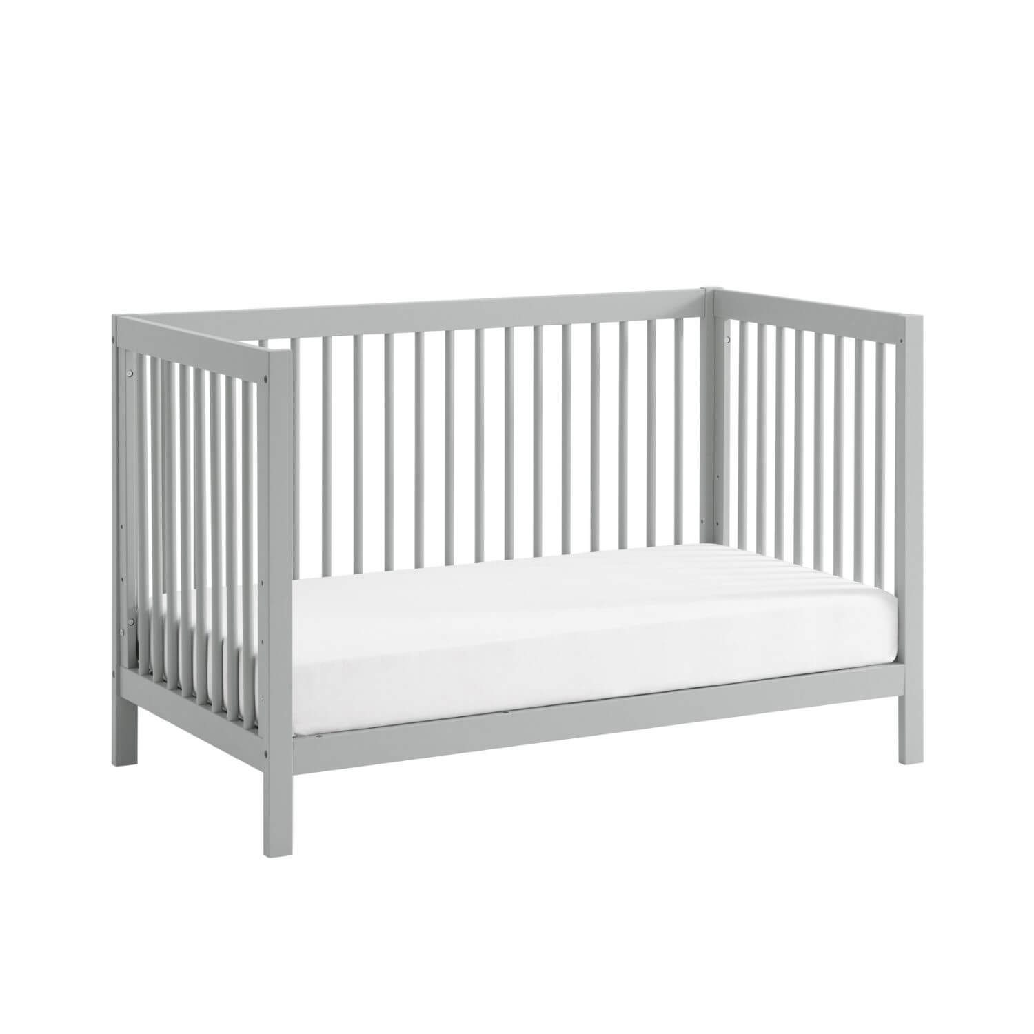 Soho Baby Essential 4 In 1 Convertible Island Crib | Grey