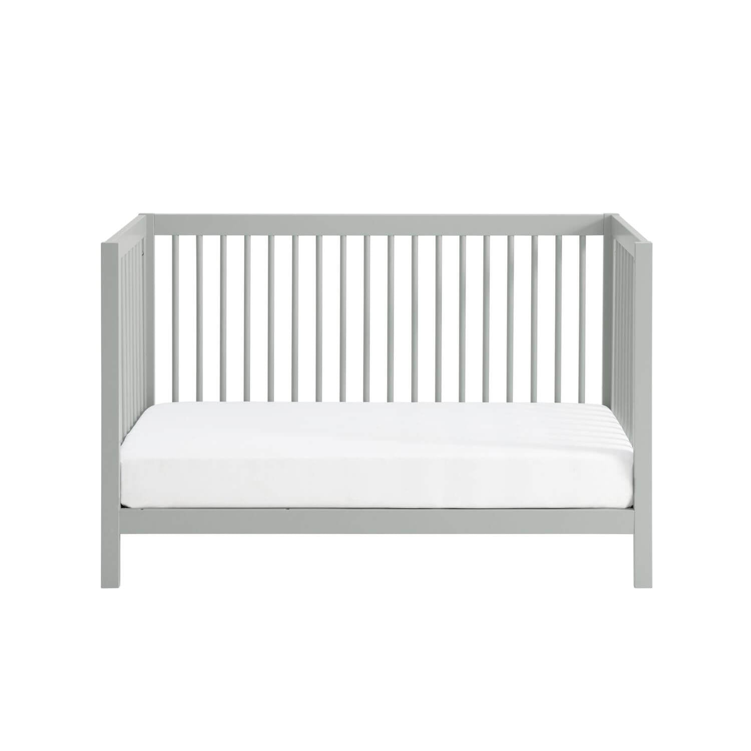 Soho Baby Essential 4 In 1 Convertible Island Crib | Grey