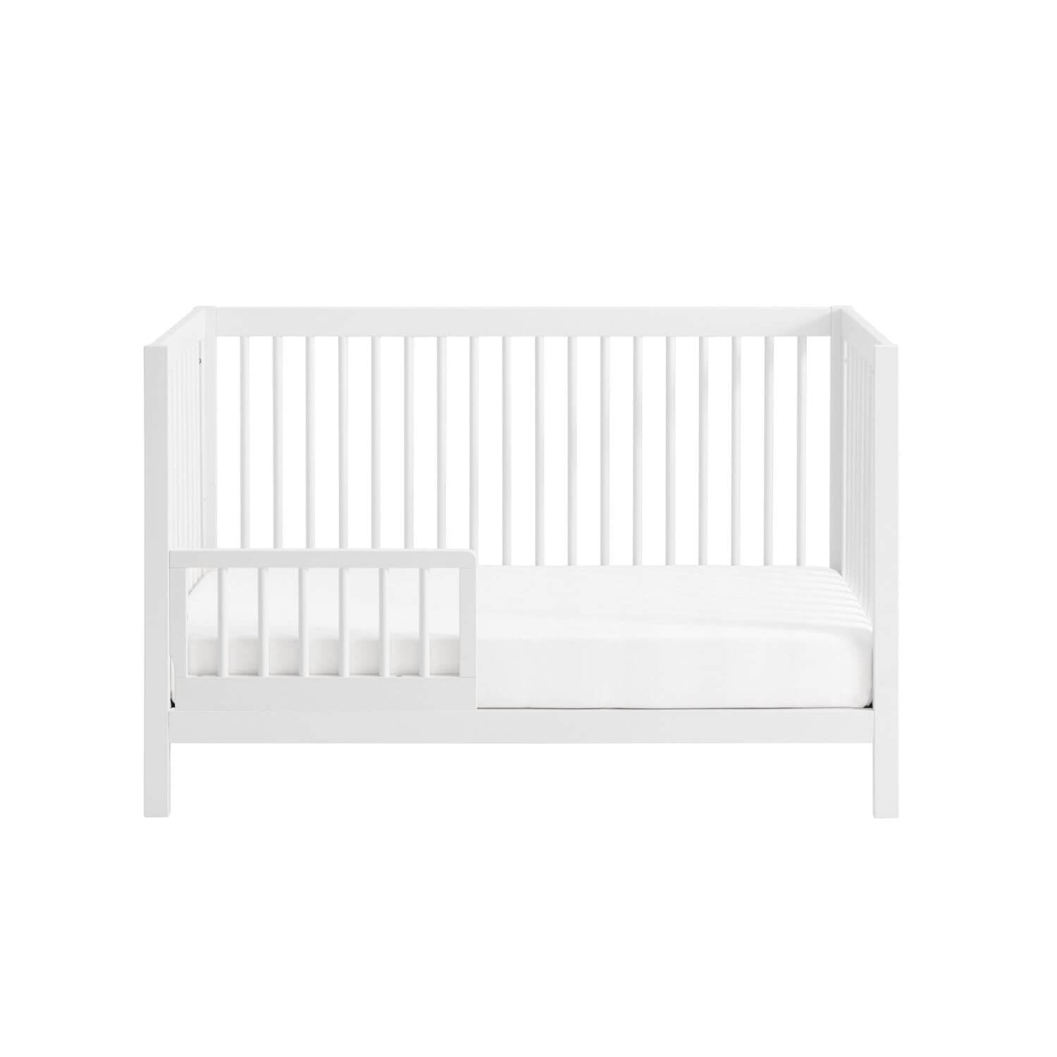 Soho Baby Essential 4 In 1 Convertible Island Crib | White