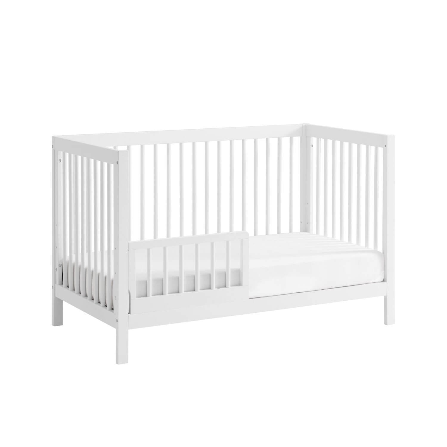 Soho Baby Essential 4 In 1 Convertible Island Crib | White