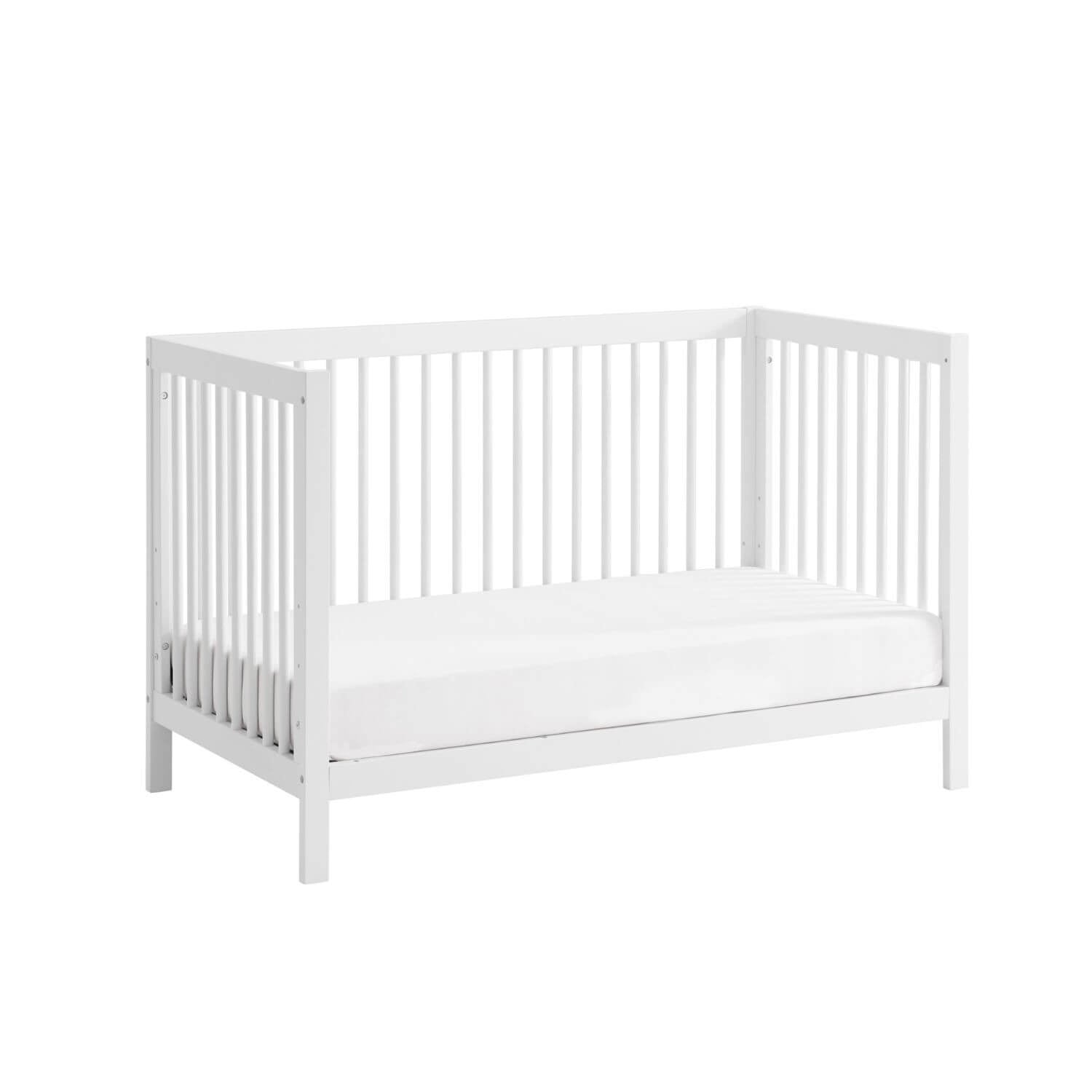 Soho Baby Essential 4 In 1 Convertible Island Crib | White