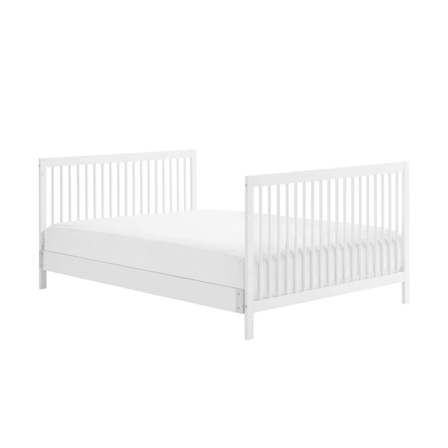 Soho Baby Essential 4 In 1 Convertible Island Crib | White