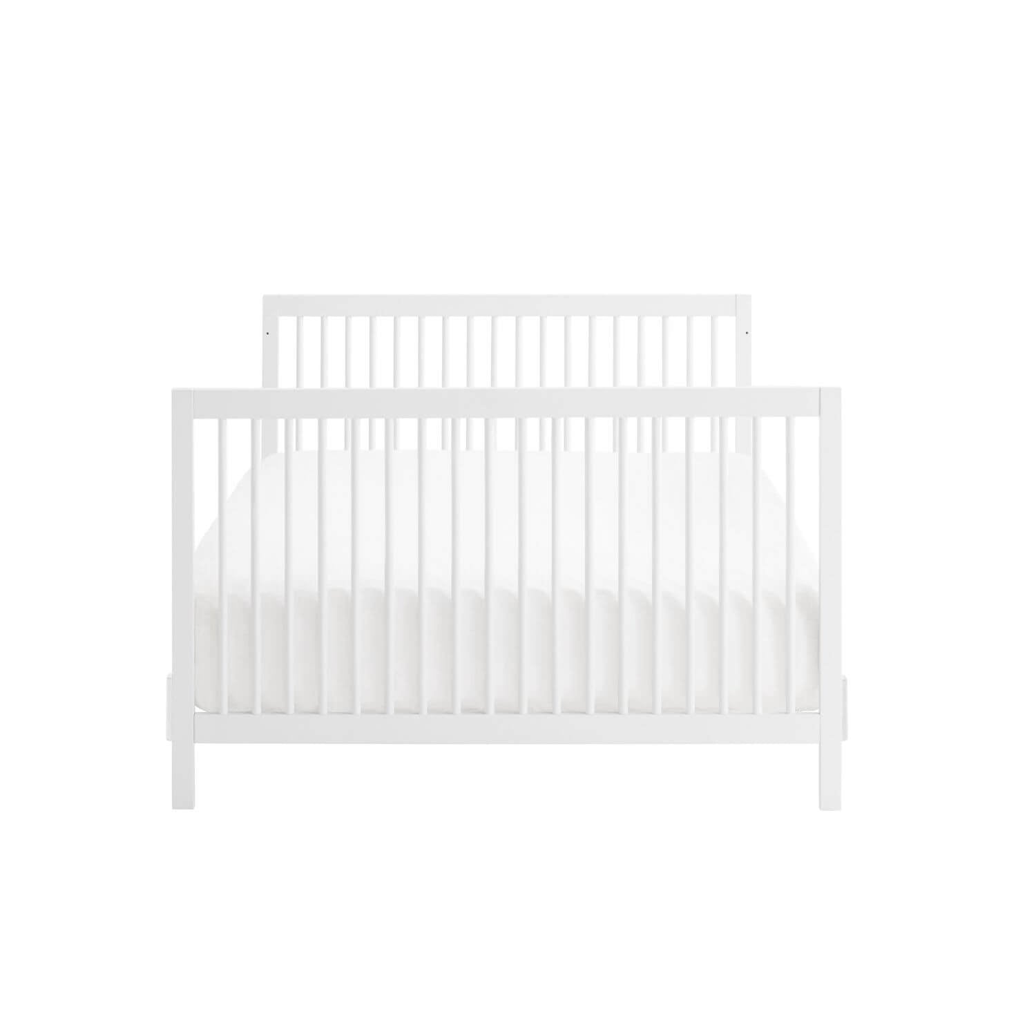 Soho Baby Essential 4 In 1 Convertible Island Crib | White