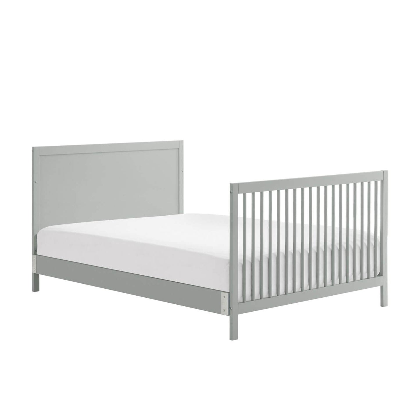 Soho Baby Essential 4-in-1 Convertible Crib with Panel Headboard | Grey