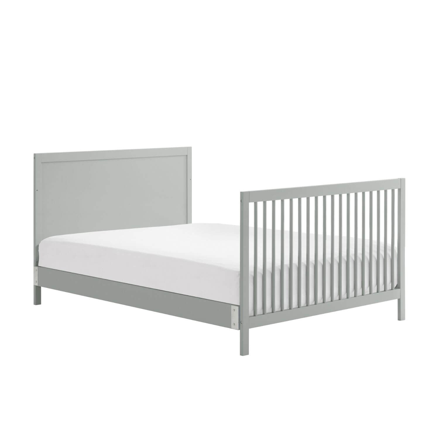 Soho Baby Essential 4-in-1 Convertible Crib with Panel Headboard | Grey
