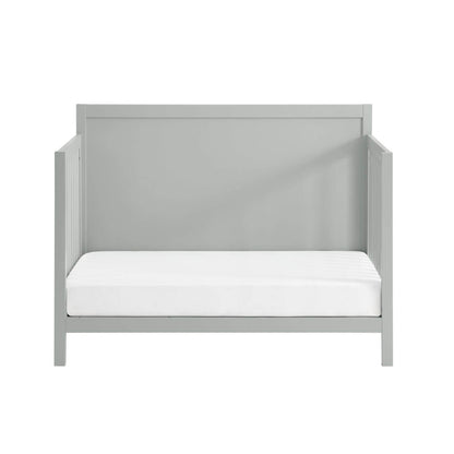 Soho Baby Essential 4-in-1 Convertible Crib with Panel Headboard | Grey