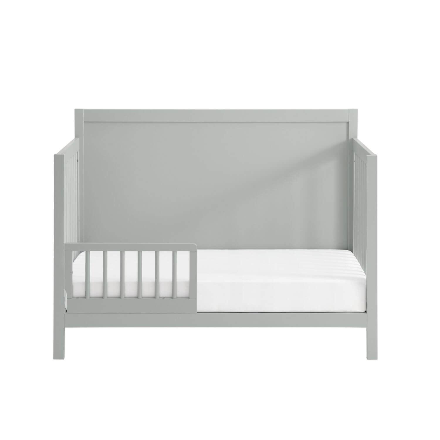Soho Baby Essential 4-in-1 Convertible Crib with Panel Headboard | Grey