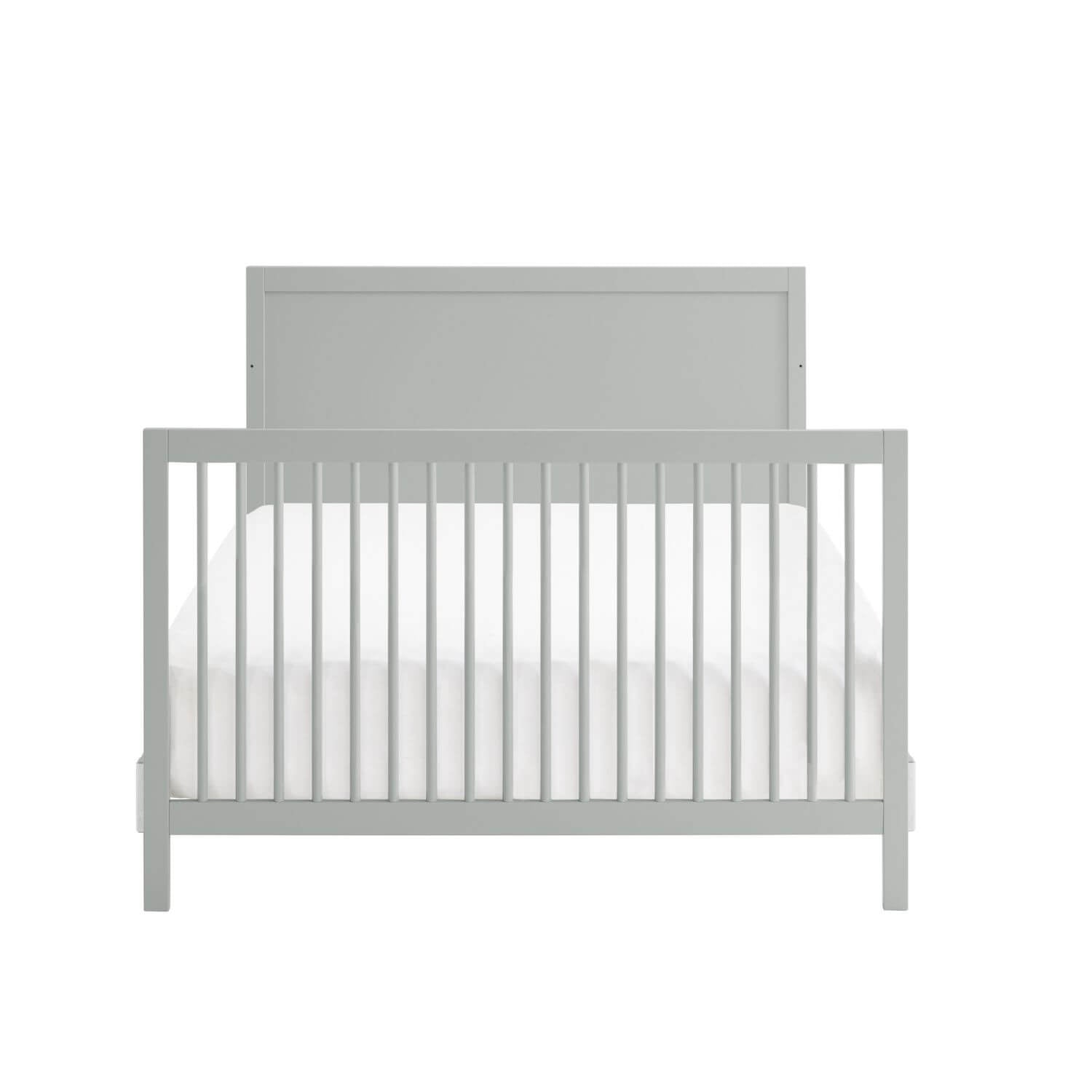 Soho Baby Essential 4-in-1 Convertible Crib with Panel Headboard | Grey