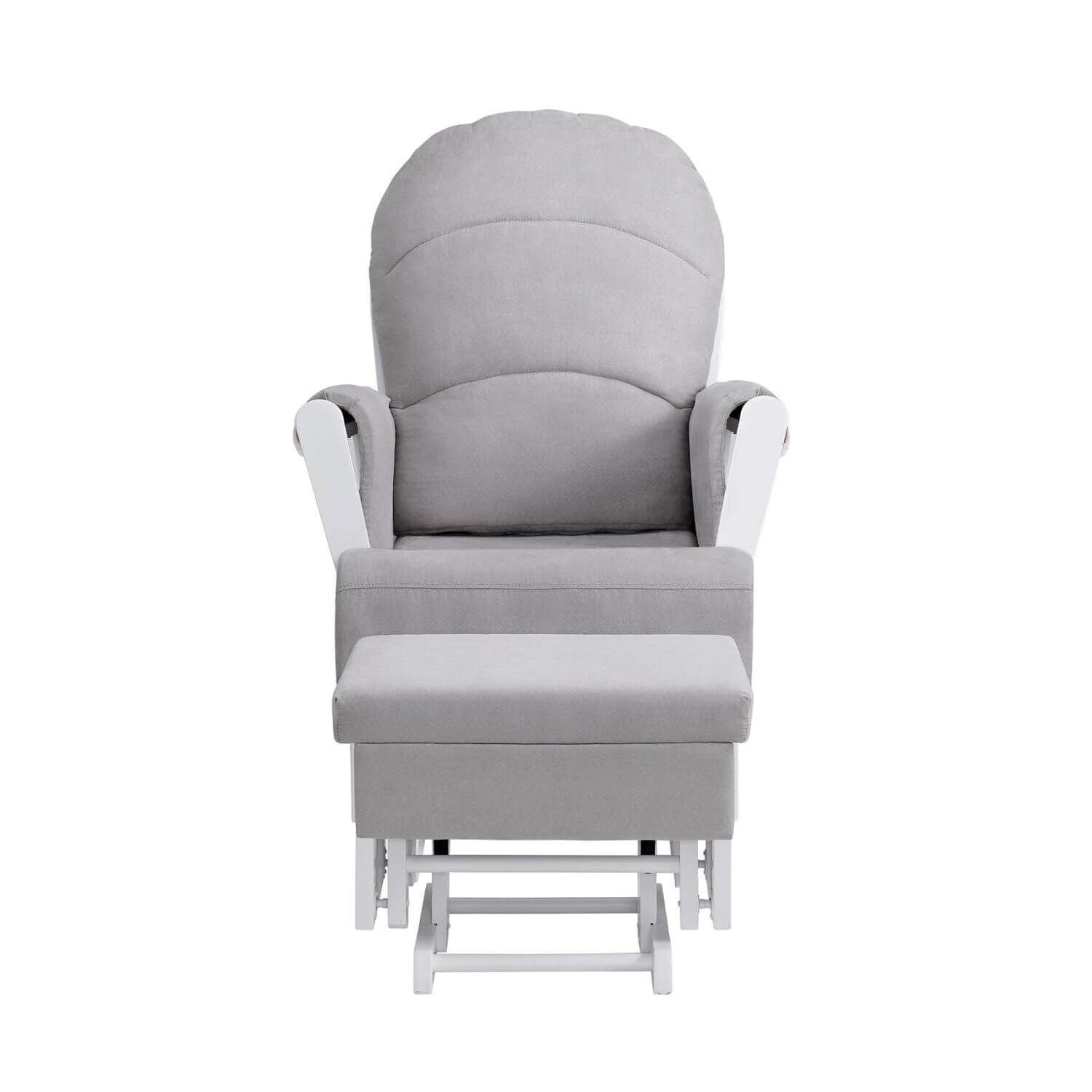 Soho Baby Essential Wooden Glider | Light Gray