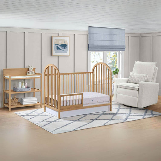 Oxford Baby Everest Toddler Bed Honey Wood