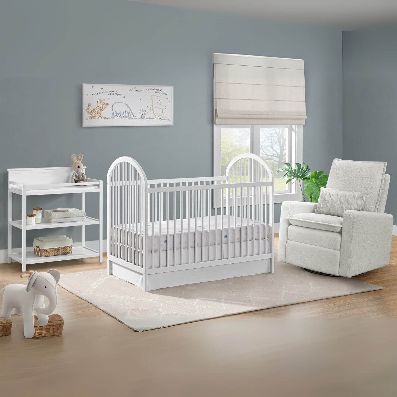 Everest 3 In 1 Island Crib White