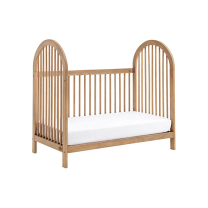 Soho Baby Everlee 3-in-1 Convertible Island Crib | Honey Wood