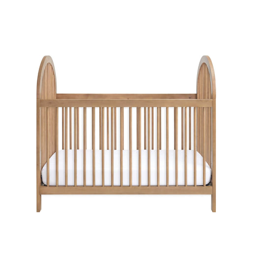 Soho Baby Everlee 3-in-1 Convertible Island Crib | Honey Wood