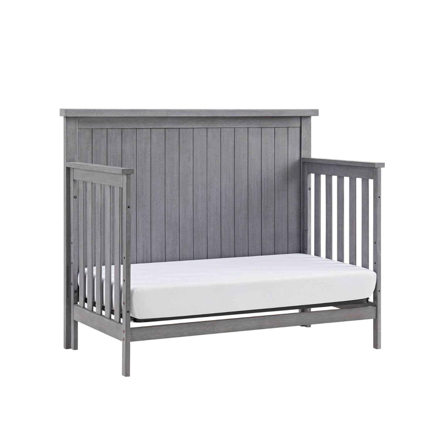 Soho Baby Everlee 4-in-1 Convertible Crib in Greystone - Converted to a Daybed