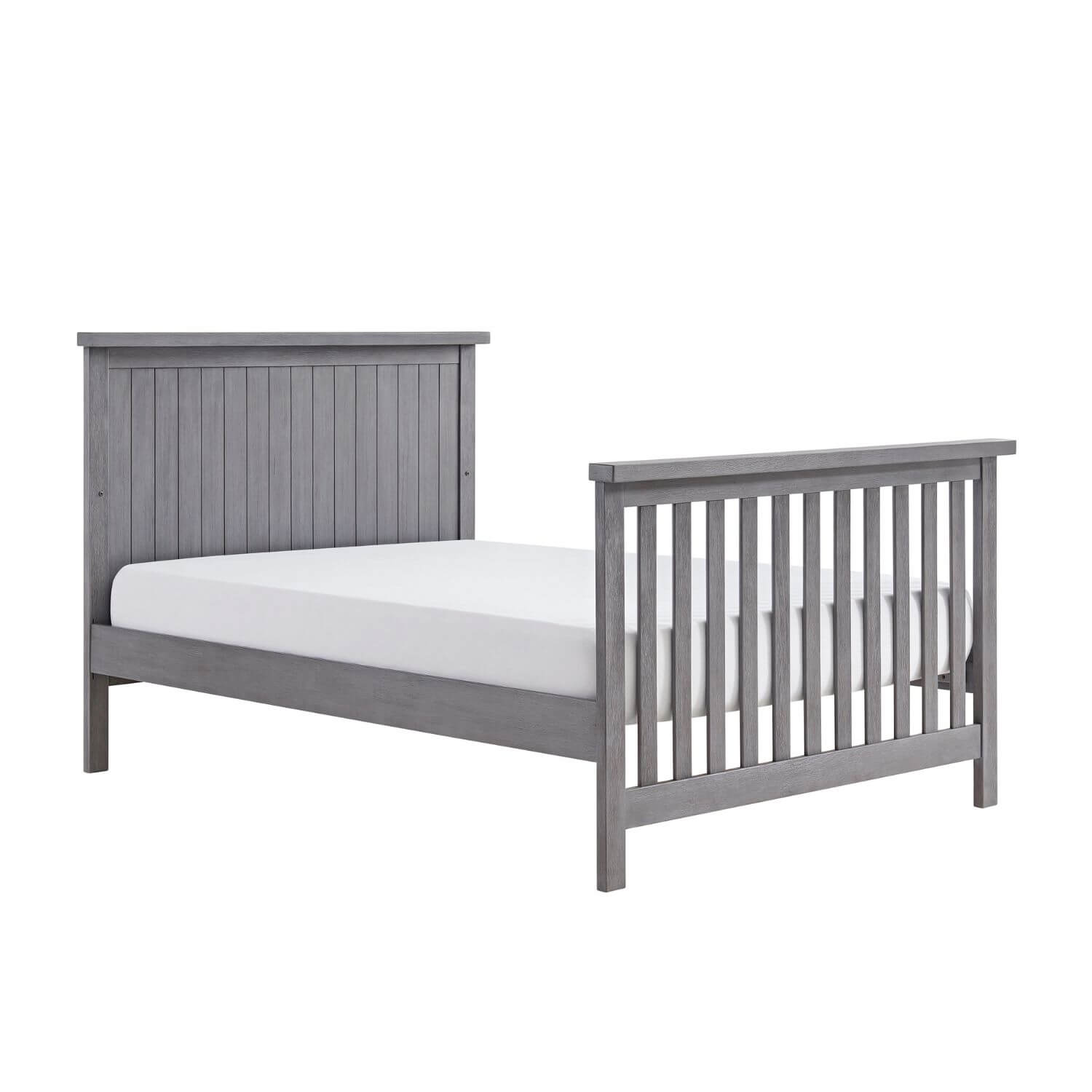 Soho Baby Everlee 4-in-1 Convertible Crib in Greystone - Converted to a Full Bed