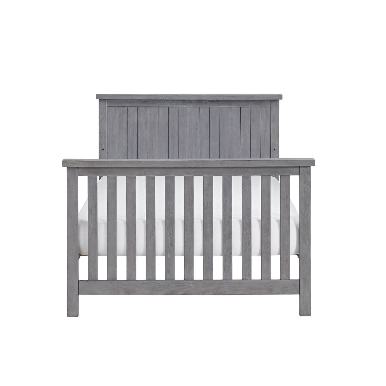 Soho Baby Everlee 4-in-1 Convertible Crib in Greystone - Converted to a Full Bed