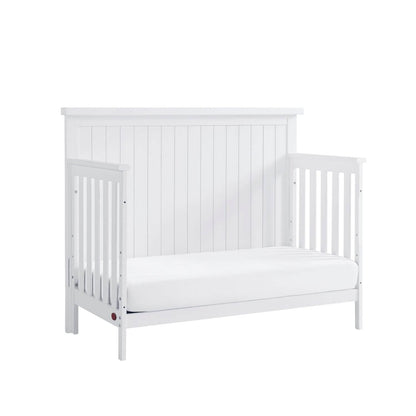 Soho Baby Everlee 4-in-1 Convertible Crib in Whitewash - Converted to a Daybed