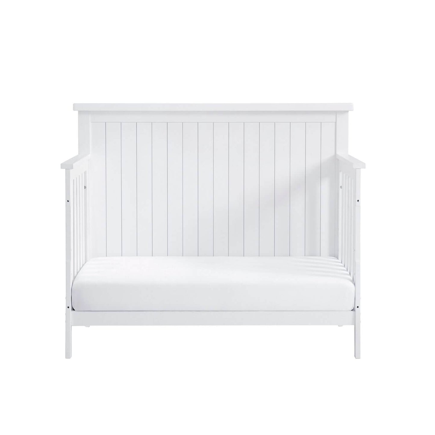Soho Baby Everlee 4-in-1 Convertible Crib in Whitewash - Converted to a Daybed