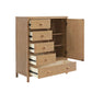 Soho Baby Everlee 5 Drawer Chifferobe | Honey Wood