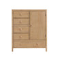 Soho Baby Everlee 5 Drawer Chifferobe | Honey Wood