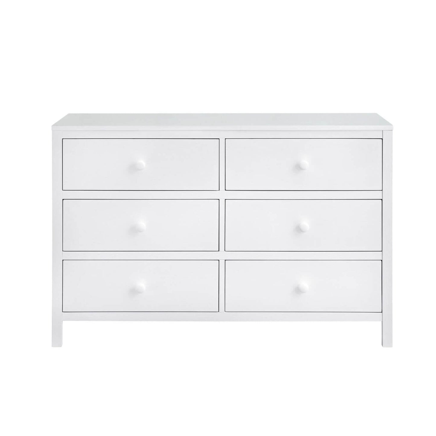 Soho Baby Everlee 6-Drawer Dresser | Whitewash