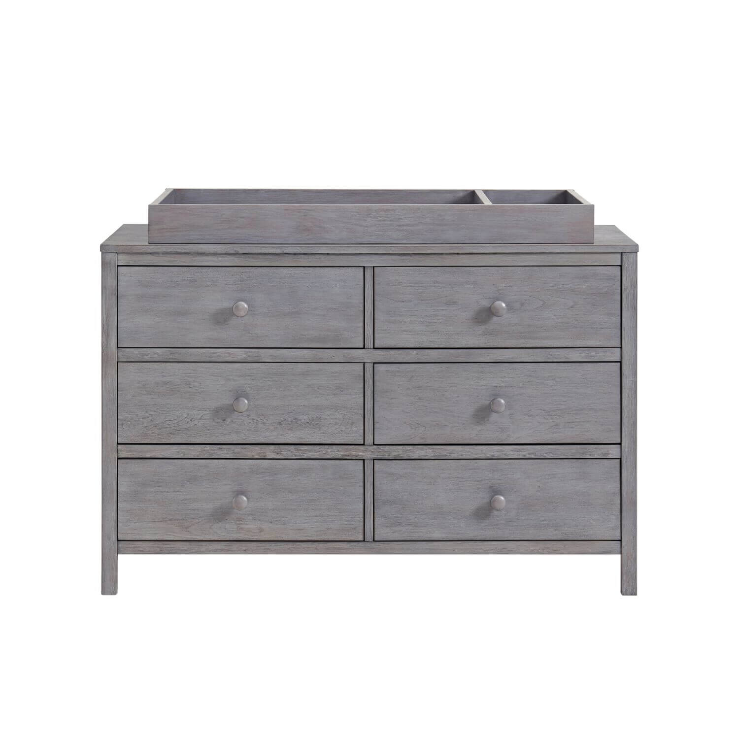 Soho Baby Everlee Changing Topper For 6-Drawer Dresser in Greystone