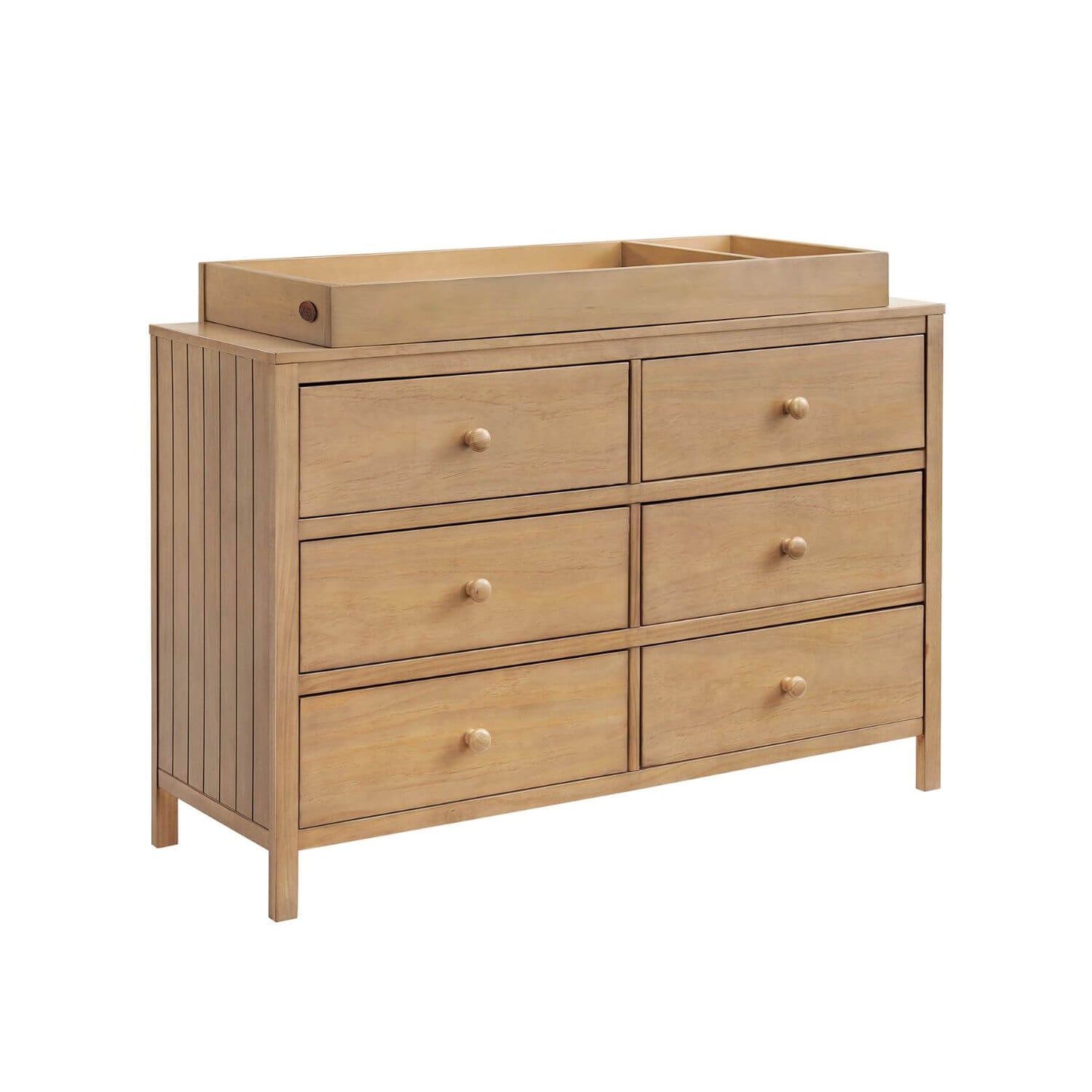 Soho Baby Everlee Changing Topper For 6-Drawer Dresser | Honey Wood