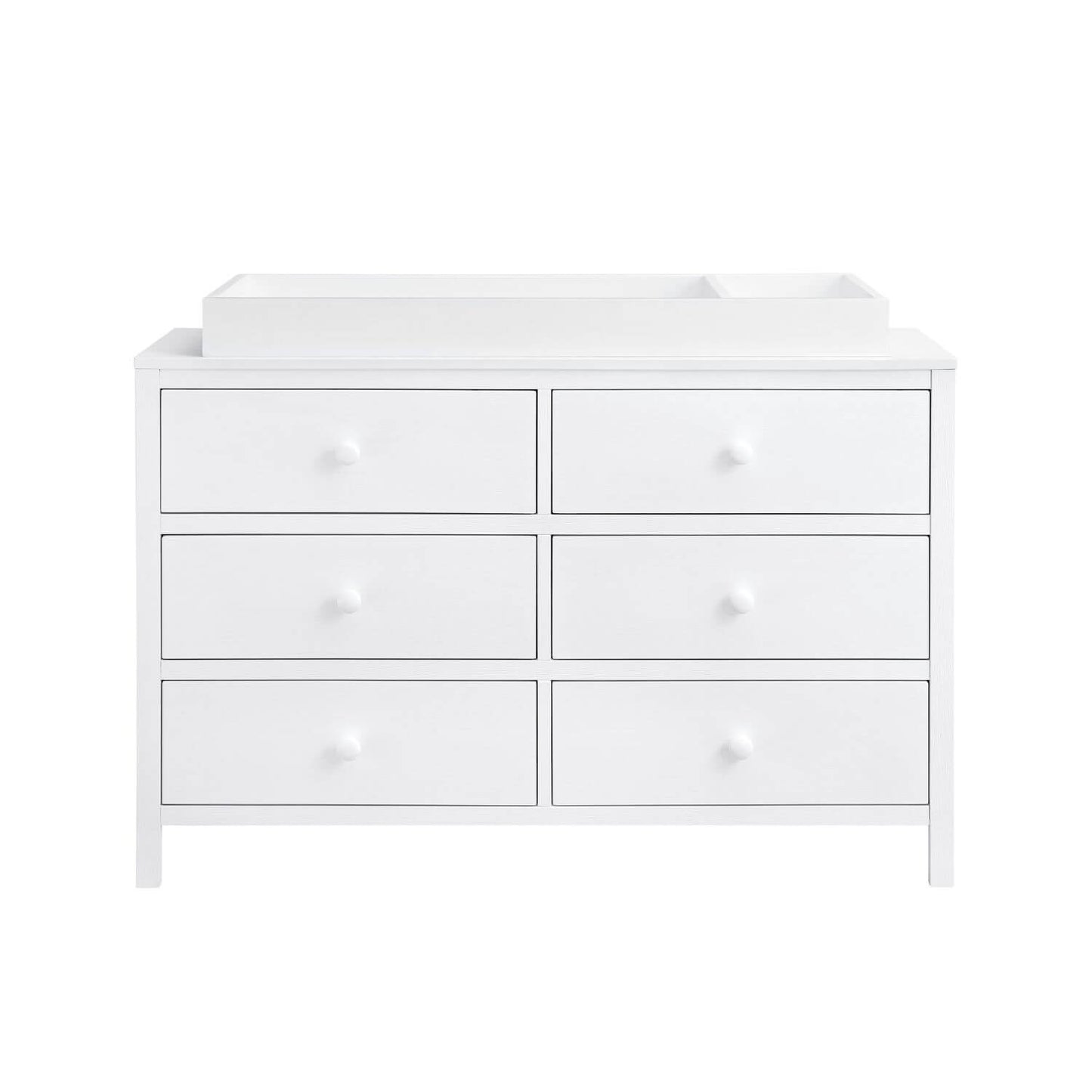 Soho Baby Everlee Changing Topper For 6-Drawer Dresser in Whitewash