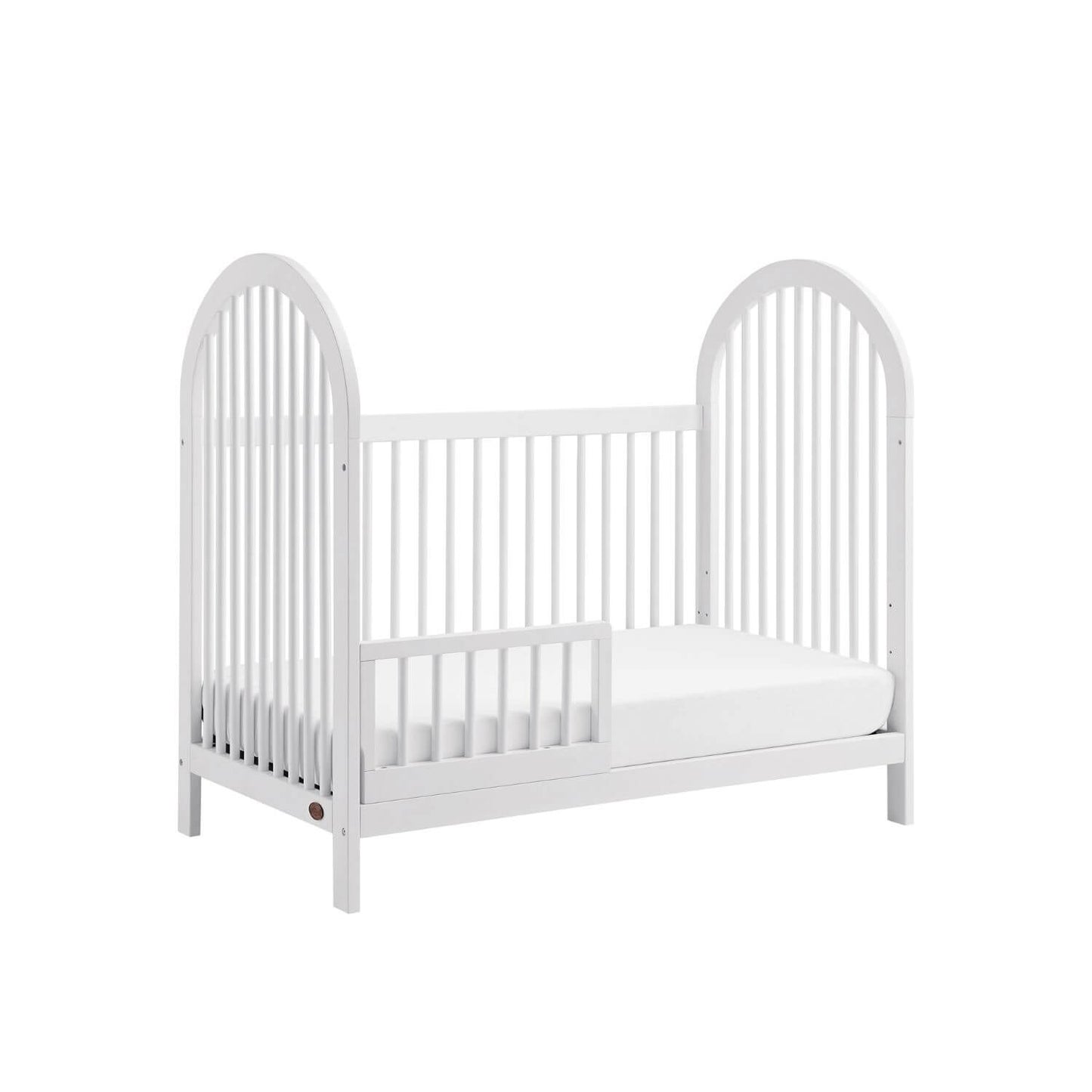 Soho Baby Everlee Island Crib to Toddler Bed Guard Rail in Whitewash