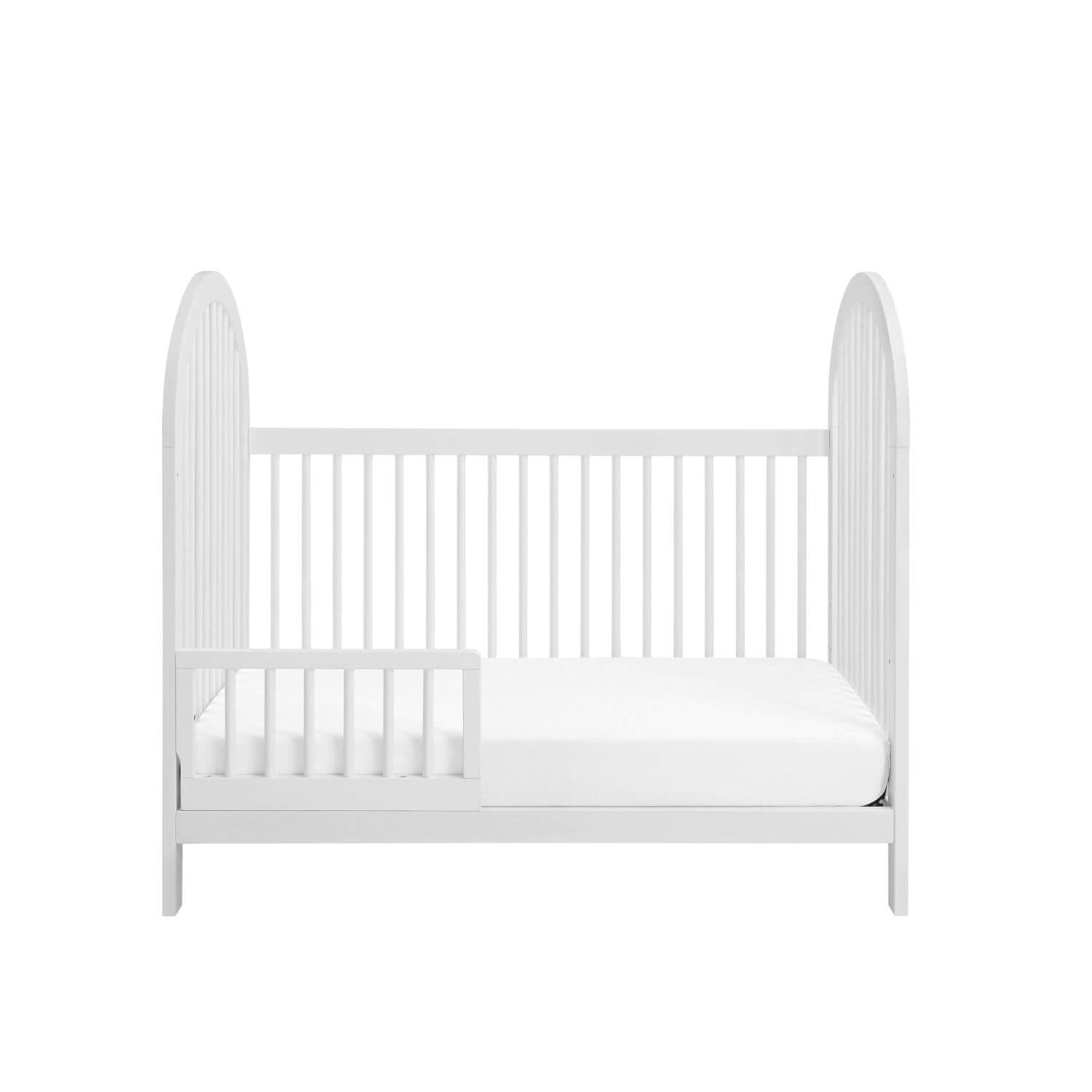 Soho Baby Everlee Island Crib to Toddler Bed Guard Rail in Whitewash