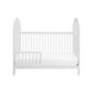 Soho Baby Everlee 3-in-1 Convertible Island Crib in Whitewash - Converted to a Toddler Bed