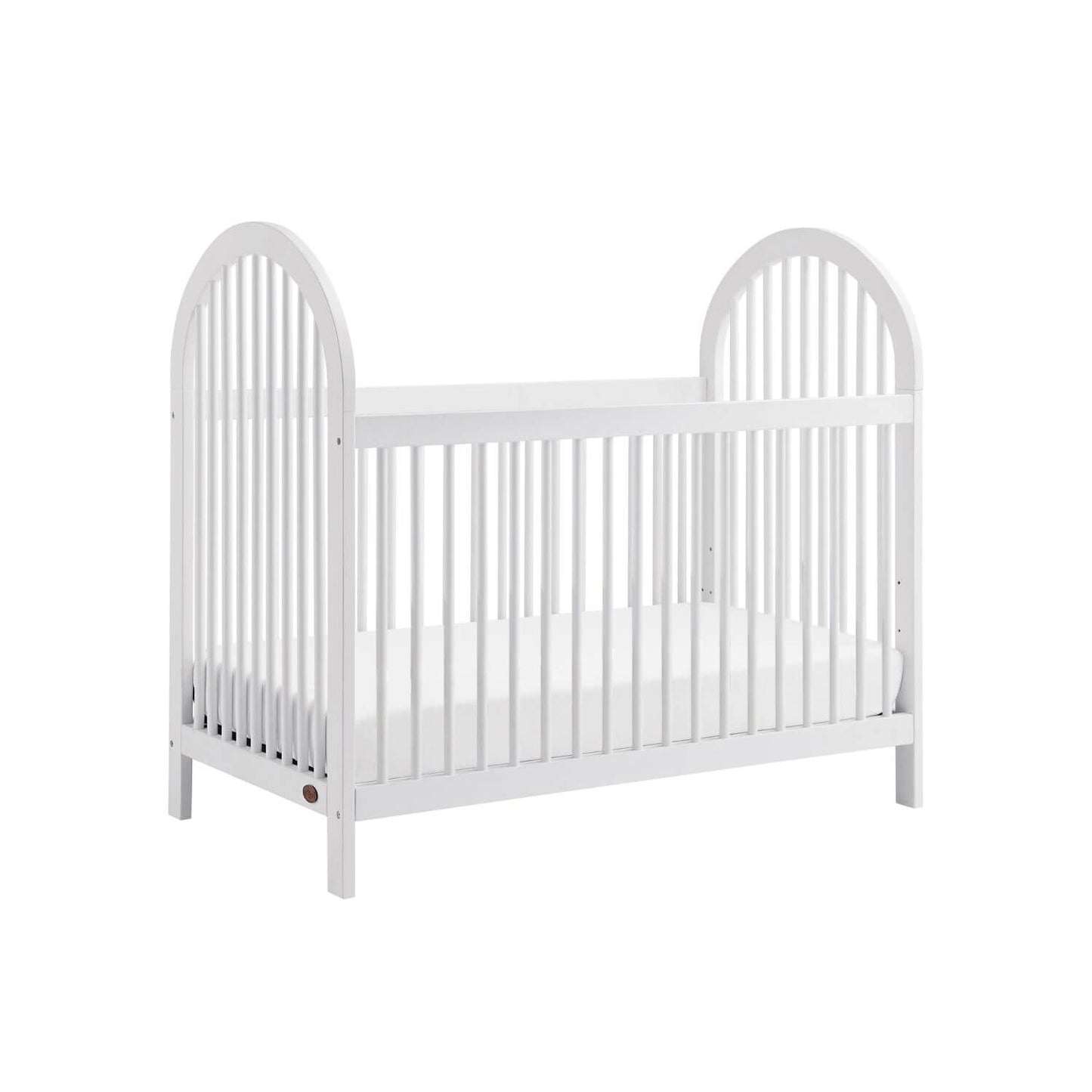 Soho Baby Everlee 3-in-1 Convertible Island Crib in Whitewash
