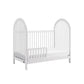 Soho Baby Everlee 3-in-1 Convertible Island Crib in Whitewash - Converted to a Toddler Bed