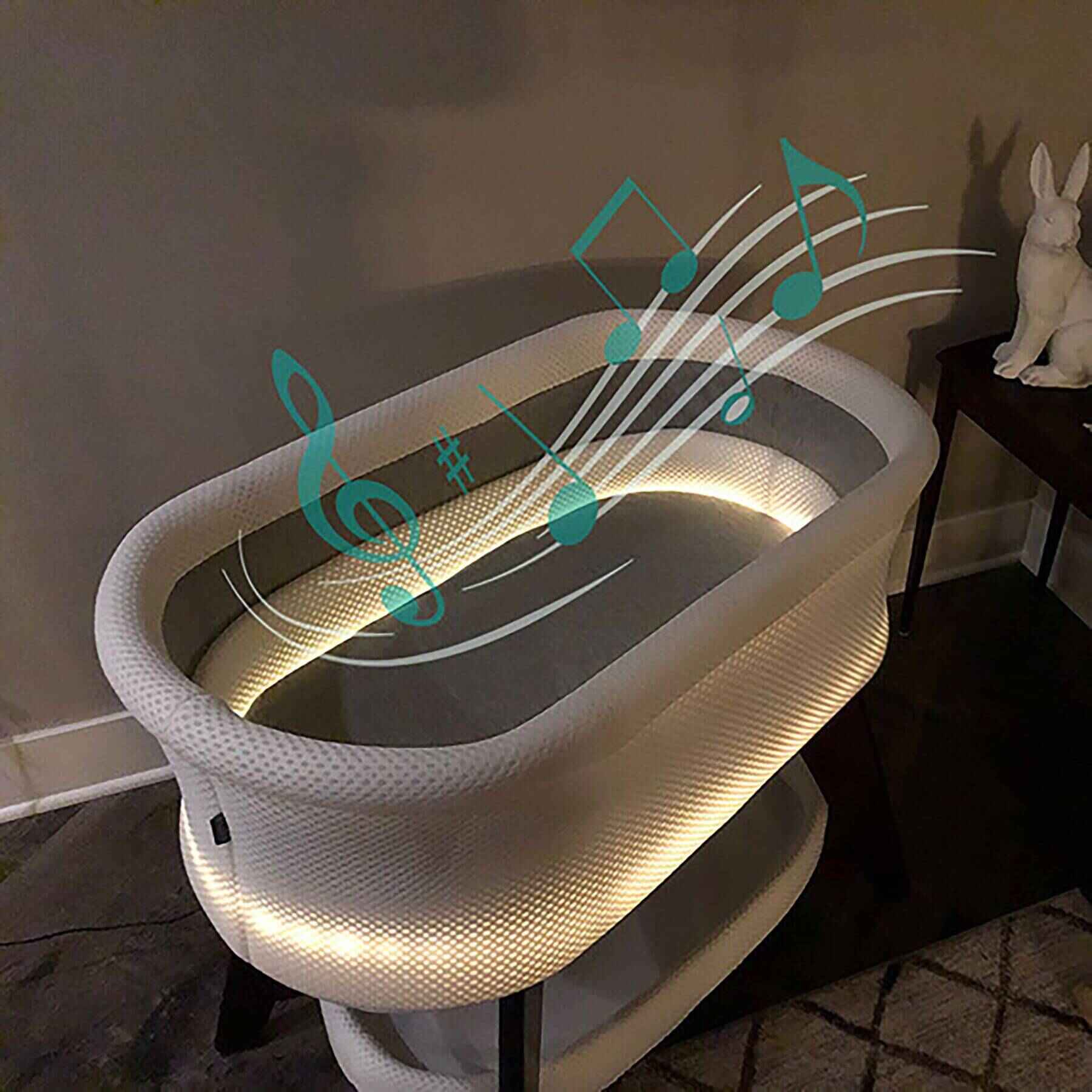 TruBliss Evi Smart Bassinet White