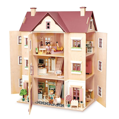 Tender Leaf Fantail Hall and furniture on a white background