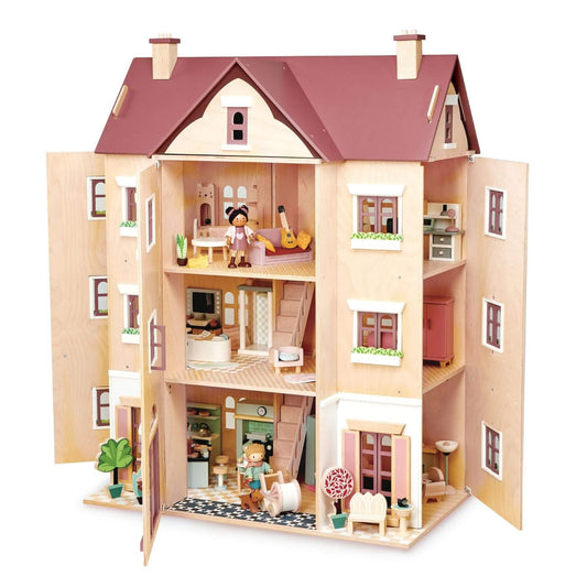 Tender Leaf Fantail Hall and furniture on a white background